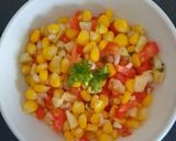 A picture of step 3 of Sweet corn salad.