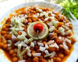 ঘুঘনি তিনকোনা পরোটা(ghugni porota recipe in Bengali) রেসিপির ধাপ 6 ছবি