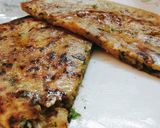 A picture of step 3 of Chawal Ka Paratha.