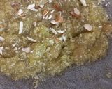 A picture of step 3 of Lauki Halwa.