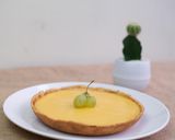 Foto langkah ke 6 dari resep Pie Susu Teflon Rasa Es Kelapa Jeruk.