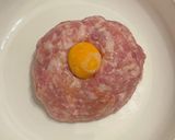 鹹蛋黃肉餅蒸蛋的食譜步驟2照片