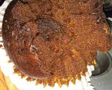 A picture of step 5 of Non Alcoholic Based Fruit Cake.