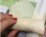 A picture of step 3 of Qeema roll.