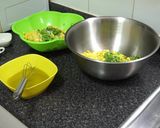 Foto del paso 5 de la receta: Ensalada de porotos verdes con choclo