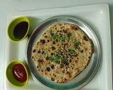 A picture of step 20 of Amritsari aloo kulcha.
