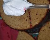A picture of step 13 of Almond cookpad cake😋.