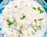 A picture of step 3 of Potato Raita.