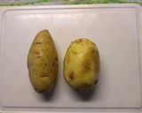 Foto del paso 1 de la receta: Papas y ajos al plomo con mollejas a la chapa