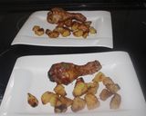 Foto del paso 8 de la receta: Muslitos con Patatas en Freidora de Aire