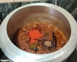 A picture of step 8 of White matar chole.