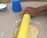 A picture of step 4 of Condensed Milk Cookies.