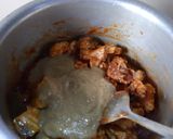 A picture of step 2 of Nati style Chicken biriyani Karnataka style biriyani.