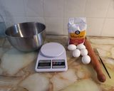 Foto del paso 1 de la receta: Como hacer fideos caseros