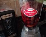 A picture of step 4 of Purple hibiscus drink a.k.a ZOBO.