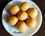 A picture of step 5 of Almond Besan Ladoos.