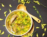 Hình bước làm 4 của món Canh Cua Bông Điên Điển
