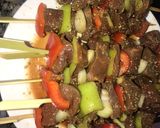 Foto del paso 4 de la receta: Pinchos de corazón de res
