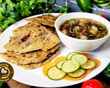A picture of step 5 of Green Methi Paratha With Aloo Pyaaz Chutney.