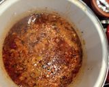 Tarhonyás hús (sertés pörkölttel lecsóval) recept fázis 10 fotója