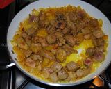A picture of step 4 of Almond stew.