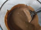 Peanut chocolate dunked bananas