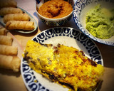 Foto del paso 11 de la receta: Cena venezolana: cachapas con carne, tequeños y salsa guasacaca