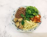 Hình bước làm 4 của món Eatclean: bún ngan/vịt