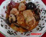 Foto del paso 5 de la receta: Albondigas con jamón Ibérico y setas en salsa