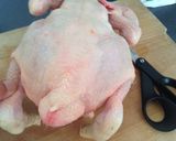 A picture of step 1 of Spatchcocked Roast Chicken.