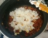 A picture of step 4 of Paneer bhurji.