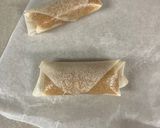 Une image de l'étape 3 de Cigares aux amandes à l’air fryer.