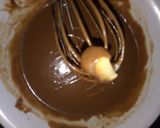 A picture of step 3 of Bourbon cake.