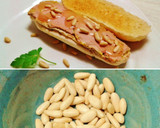Foto del paso 4 de la receta: Viena con mousse de pato, miel y piñones