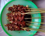 Foto langkah ke 2 dari resep Sate kambing (tidak bau).