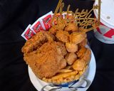 Foto langkah ke 5 dari resep Chicken Noodle Cake.