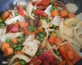 Foto del paso 4 de la receta: Wok de spaghetti con verduras