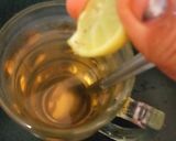A picture of step 2 of Green Tea and lemon.