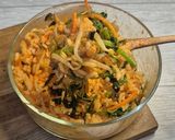 Foto langkah ke 6 dari resep Bibimbap (Nasi Campur Korea).