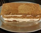A picture of step 22 of Apple Spice Layer Torte with Caramel Mousse Filling and Frosting.