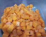 Foto del paso 4 de la receta: Cazuela vegetariana con "corazón" de crema de espinacas