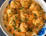 Fibriyás Krémes karalábés csirkegombóc egytál keto GM recept fázis 2 fotója