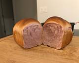 Sweet purple potato bread loaf (using tongzhong recipe) recipe step 12 photo