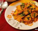 A picture of step 4 of Chilli Garlic Egg Strips.