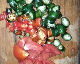 Foto langkah ke 4 dari resep Tumis baso tahu teriyaki cabe ijo.