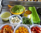 Foto del paso 2 de la receta: Ensalada mixta con tostones de papa