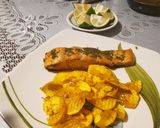 Foto del paso 4 de la receta: Salmón con salsa de cítricos y finas hierbas