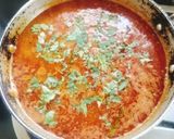A picture of step 5 of Chapati and Curry 😋 🍛(chapati with moong Beans curry).
