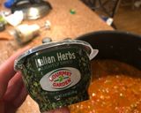 A picture of step 3 of Stuffed Pepper Soup.