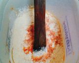 A picture of step 3 of Japanese pancake - 'Okonomiyaki'.